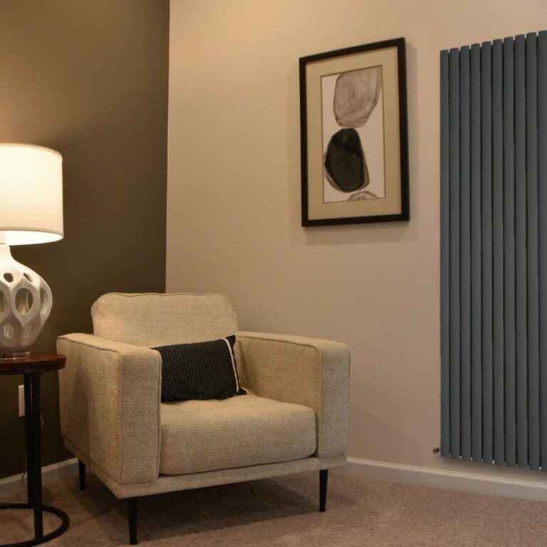 Radiator styling in living room