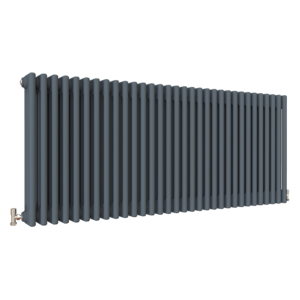 Anthracite Traditional Horizontal Column Radiator - Triple Column
