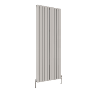 White Designer Vertical Flat Panel Radiator - Double Panel
