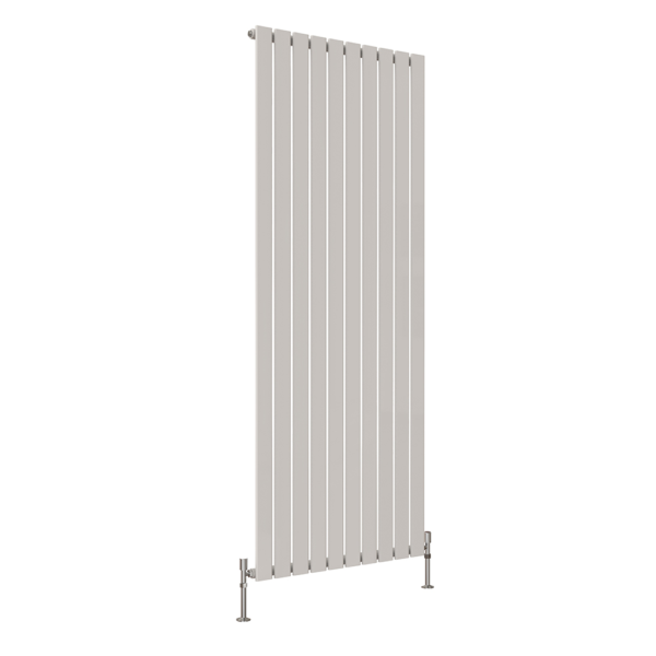 White Single Panel Radiator White Designer Vertical Flat Panel Radiator - Single Panel | Castle ...