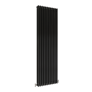 Black Traditional Vertical Column Radiator - Triple Column