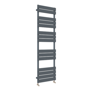 Anthracite Designer Flat Panel Heated Towel Rail Radiator