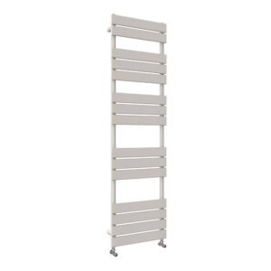 White Designer Flat Panel Heated Towel Rail Radiator