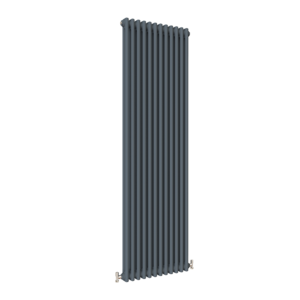 Anthracite Traditional Vertical Column Radiator - Double Column