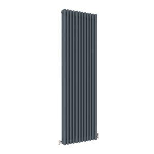 Anthracite Traditional Vertical Column Radiator - Triple Column