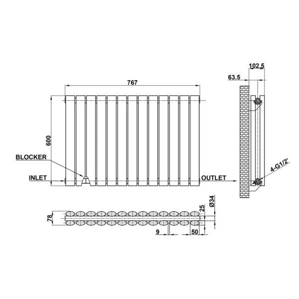 Castle Radiators - N06 13 D D